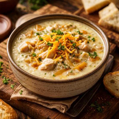 Image of Creamy Chicken Vidalia and Cheese Soup