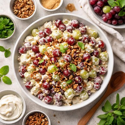 Image of Creamy Chilled Grape Salad