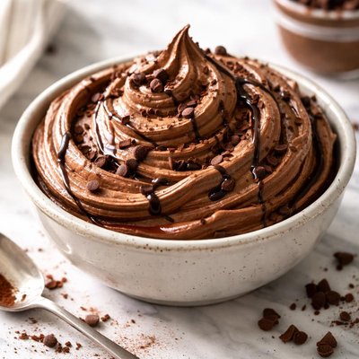 Image of Creamy Chocolate Syrup Frosting