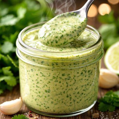 Image of Creamy Cilantro Salad Dressing