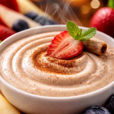 Image of Creamy Cinnamon Fruit Dip