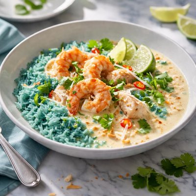 Image of Creamy Clouds Over Tranquil Turquoise Seas