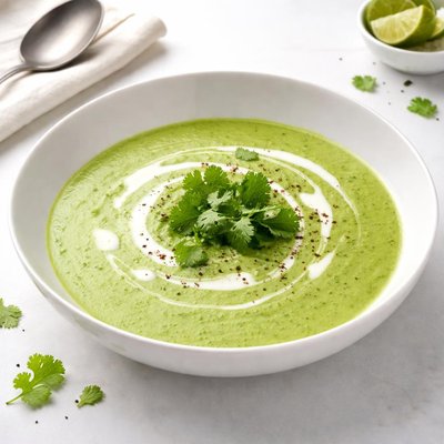 Image of Creamy Coriander Cilantro Soup