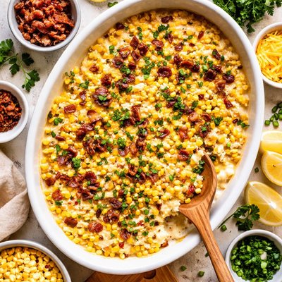 Image of Creamy Corn and Bacon Bake