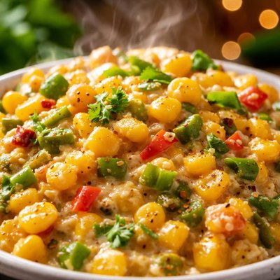 Image of Creamy Corn with Chilies