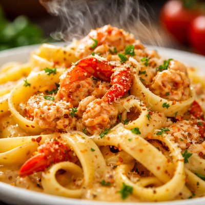 Image of Creamy Crawfish Pasta