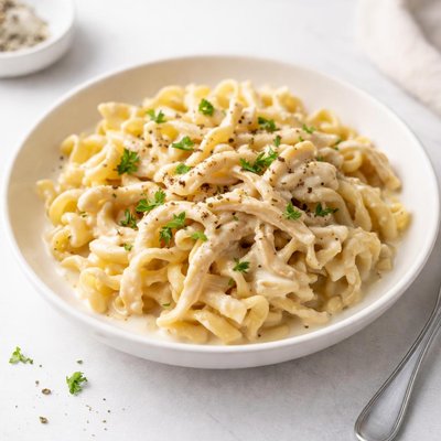 Image of Creamy Crock Pot Chicken with Noodles