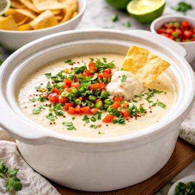 Image of Creamy Crock Pot Queso Blanco
