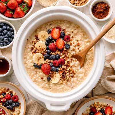 Image of Creamy Crockpot Oatmeal
