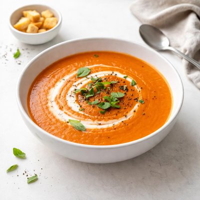 Image of Creamy Crockpot Tomato Soup