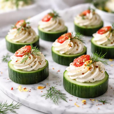 Image of Creamy Cucumber Bites