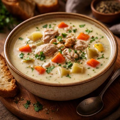 Image of Creamy Delicious Turkey Soup
