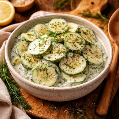 Image of Creamy Dill Cucumbers