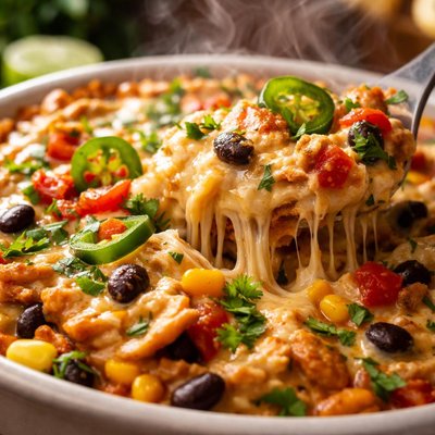 Image of Creamy Dreamy Easy Mexican Chicken Casserole