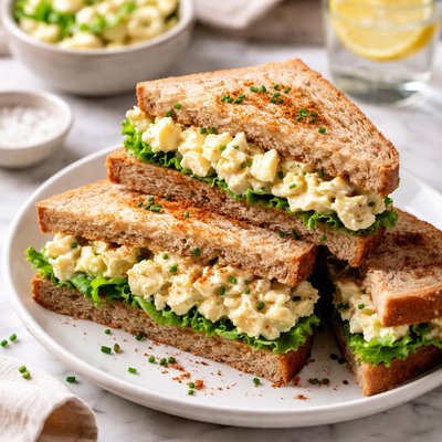 Image of Creamy Egg Salad Sandwiches
