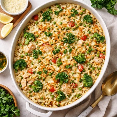 Image of Creamy Elegant Rice Casserole