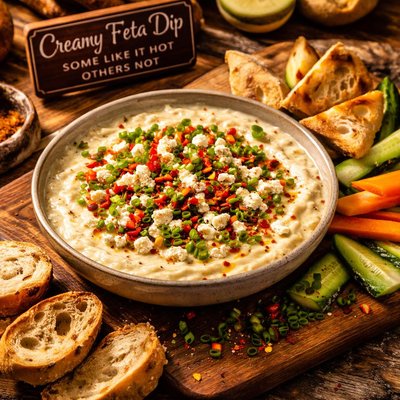 Image of Creamy Feta Dip Some Like It Hot Others Not