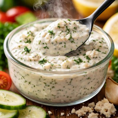 Image of Creamy Feta Salad Dressing and Dip