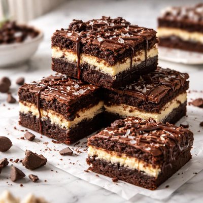Image of Creamy Filled Brownies
