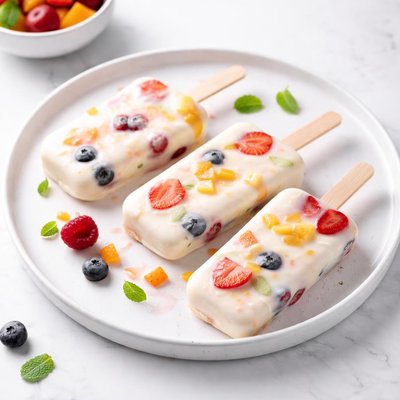 Image of Creamy Fruit Pops