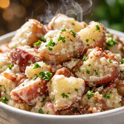 Image of Creamy Garlic Red Potato Salad