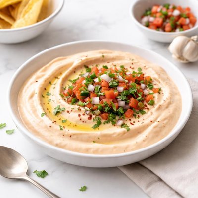 Image of Creamy Garlic Salsa Dip