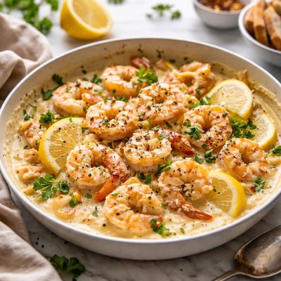 Image of Creamy Garlic Shrimp