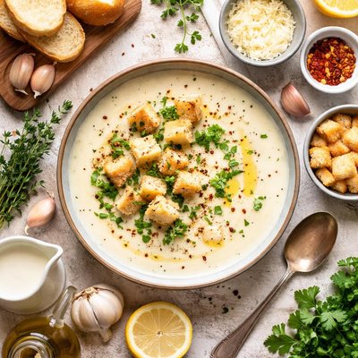 Image of Creamy Garlic Soup
