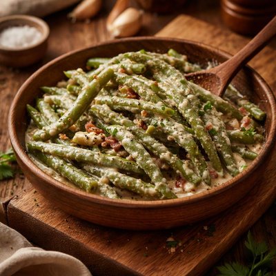 Image of Creamy Green Beans
