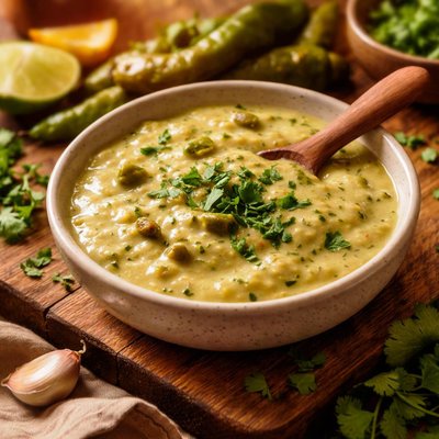 Image of Creamy Green Chile Sauce