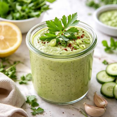 Image of Creamy Green Goddess Dressing
