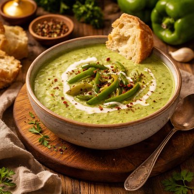 Image of Creamy Green Pepper Soup