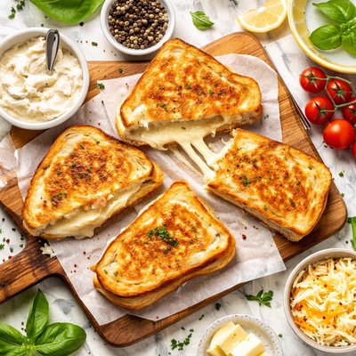 Image of Creamy Grilled Cheese