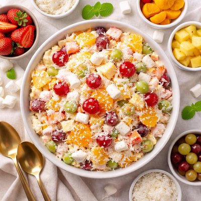 Image of Creamy Hawaiian Fruit Salad