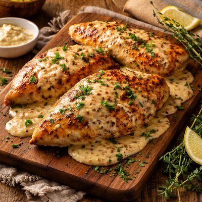 Image of Creamy Honey Mustard Chicken