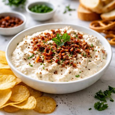 Image of Creamy Horseradish Bacon Dip