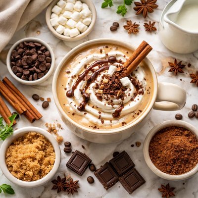 Image of Creamy Hot Cocoa Coffee