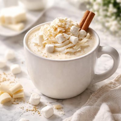 Image of Creamy Hot White Chocolate