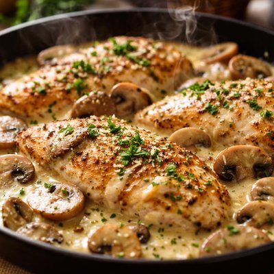 Image of Creamy Italian Chicken Shrooms