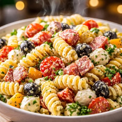 Image of Creamy Italian Pasta Salad