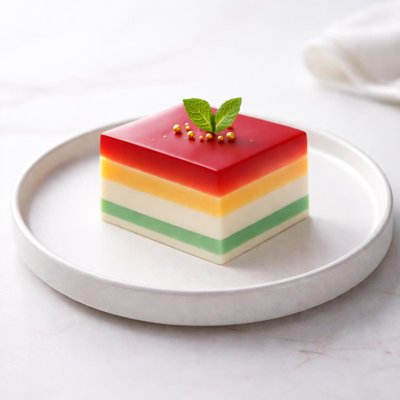 Image of Creamy Jello Layers