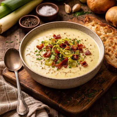 Image of Creamy Leek and Potato Soup