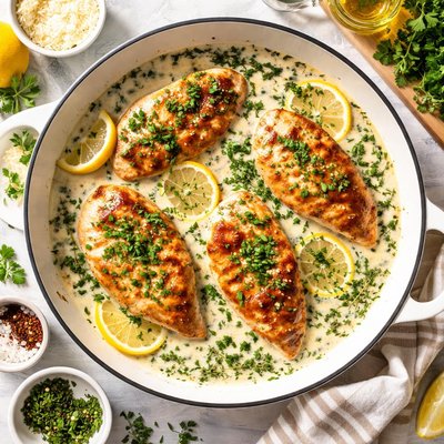 Image of Creamy Lemon Herb Chicken