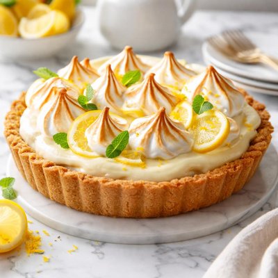 Image of Creamy Lemon Meringue Pie