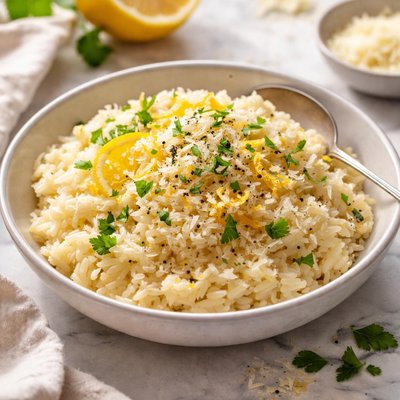 Image of Creamy Lemon Parmesan Rice