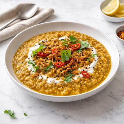 Image of Creamy Lentil and Split Pea Dhal