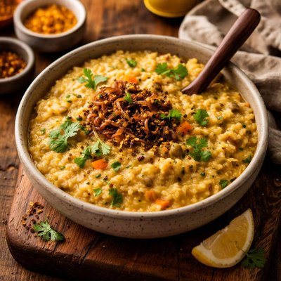 Image of Creamy Lentil Risotto Kichdi