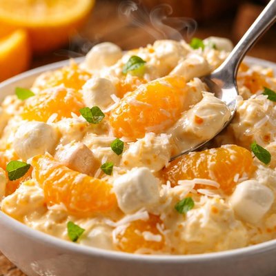 Image of Creamy Mandarin Orange Salad