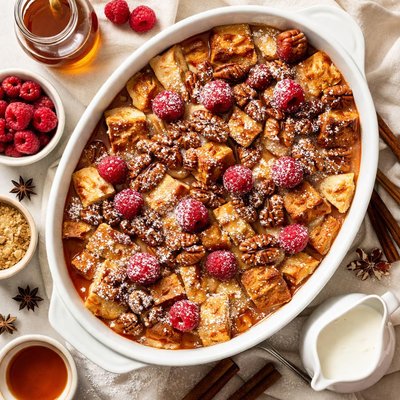 Image of Creamy Maple Bread Pudding