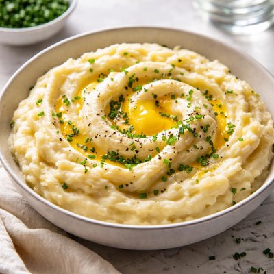 Image of Creamy Mashed Potatoes with Chives